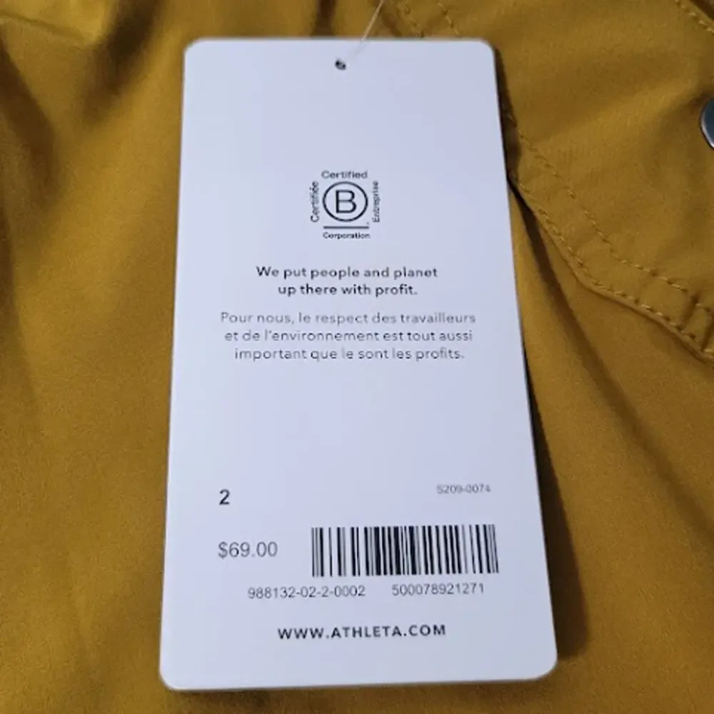 Athleta- Vienna Cargo Skort- NWT- Gold- Size 2 - Picture 10 of 10